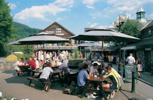 Betws-y-Coed village centre, North Wales