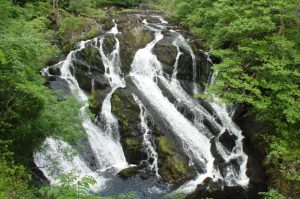 Swallow Falls waterfall near Betws-y-Coed